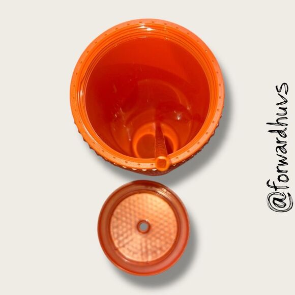 Starbucks Orange Studded Venti Tumbler – 24oz Cold Cup | Replacement Straw - Picture 7 of 9